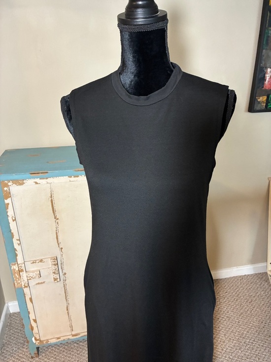 Sleeveless Black Maxi Dress. Size Small - Picture 2 of 7